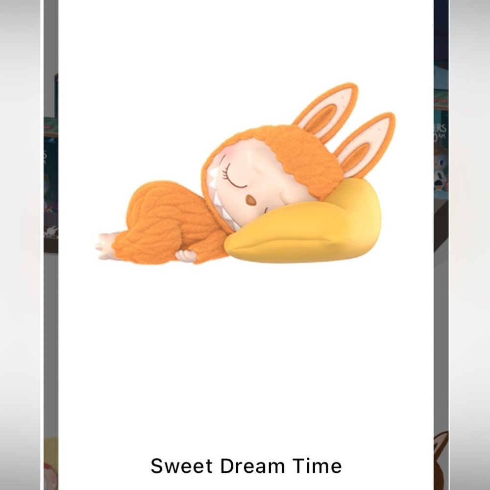 Pop Mart The Monsters 1:00 A.M. Labubu Figurine Sweet Dream Time